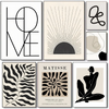Abstract Bohemian Wall Art Poster Aesthetic Canvas Painting Posters