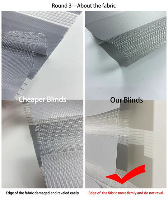 Zebra Roller Blinds Light Filtering Shades Battery Powered Electric