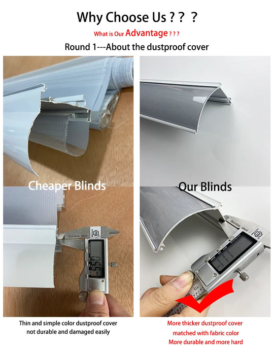 Zebra Roller Blinds Light Filtering Shades Battery Powered Electric