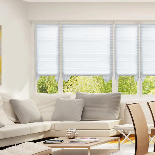 Cheap Adhesive Window Pleated Zebra Blinds