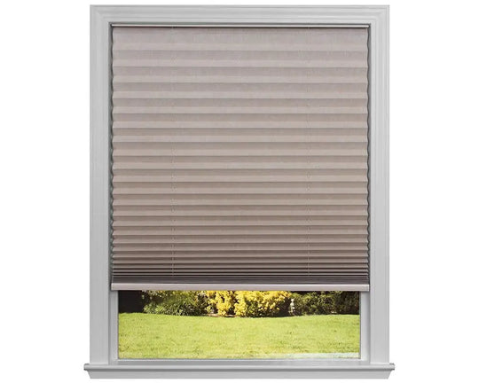 Cheap Adhesive Window Pleated Zebra Blinds