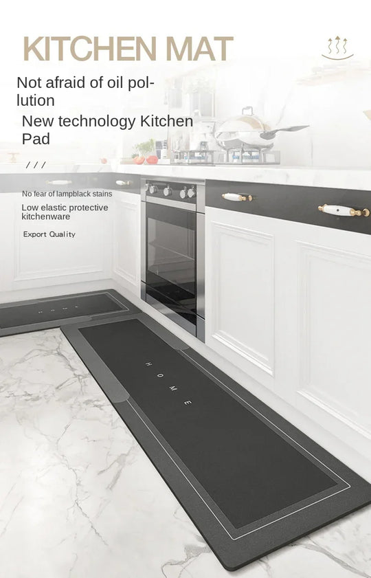 Kitchen Absorbent Mat Non-Skid Waterproof