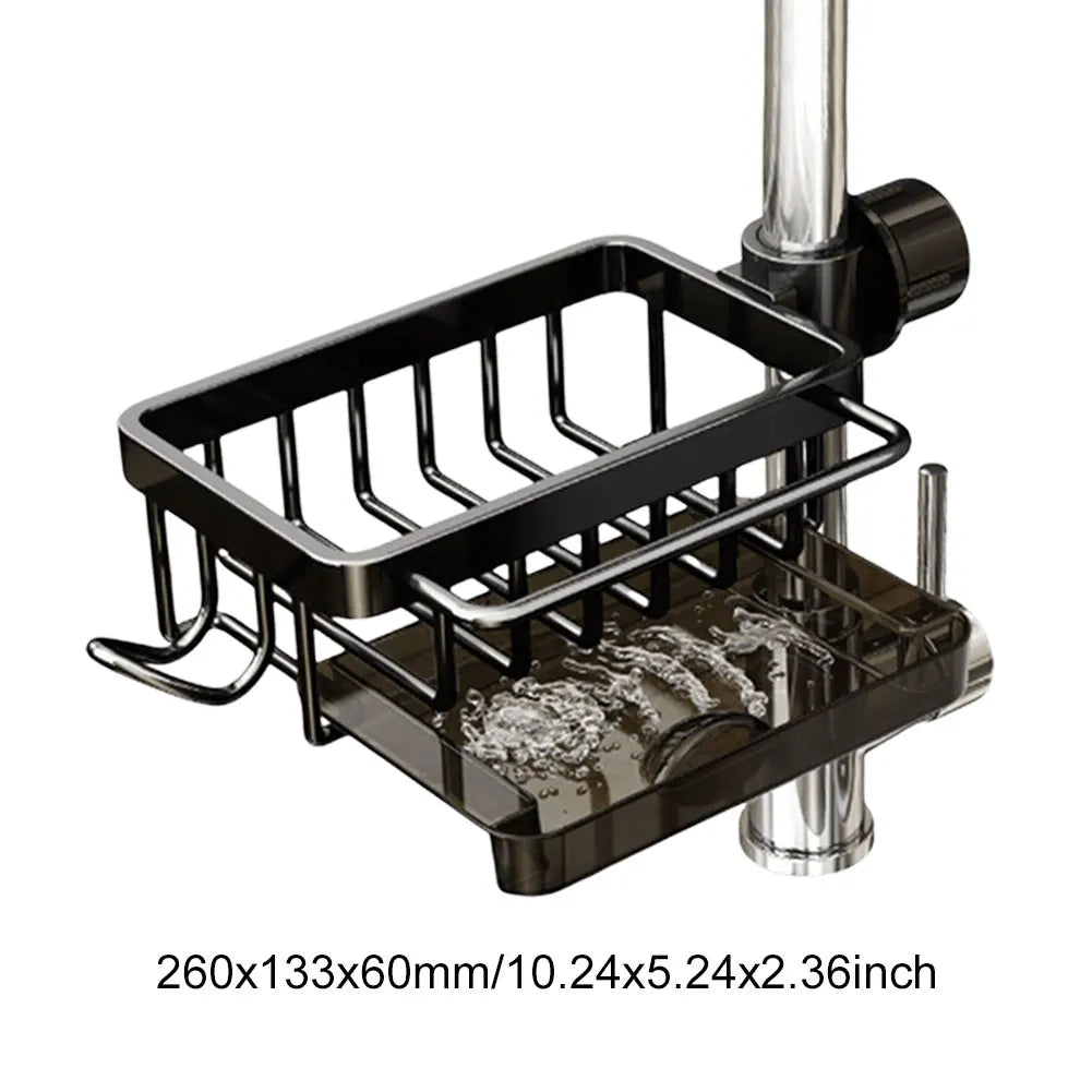 Kitchen Drain Shelf 3-Tier Multi-Functional Kitchen Storage Rack