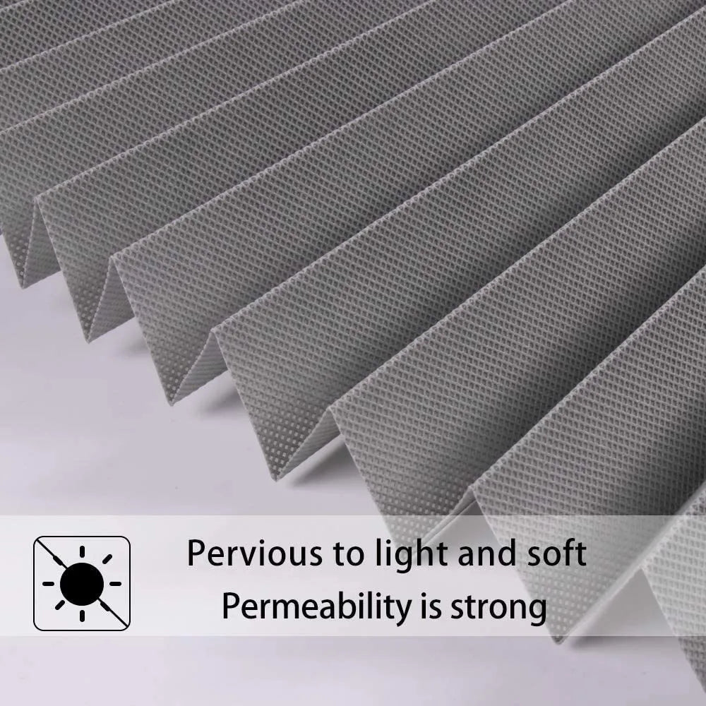 Self-adhesive Bathroom Shower Curtain Pleated Roller Blinds