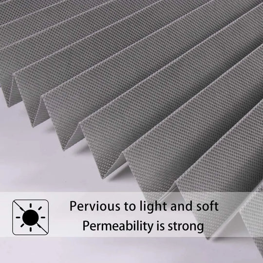 Self-adhesive Bathroom Shower Curtain Pleated Roller Blinds