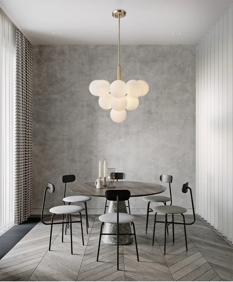 Modern Glass Chandelier Lighting for Living Room