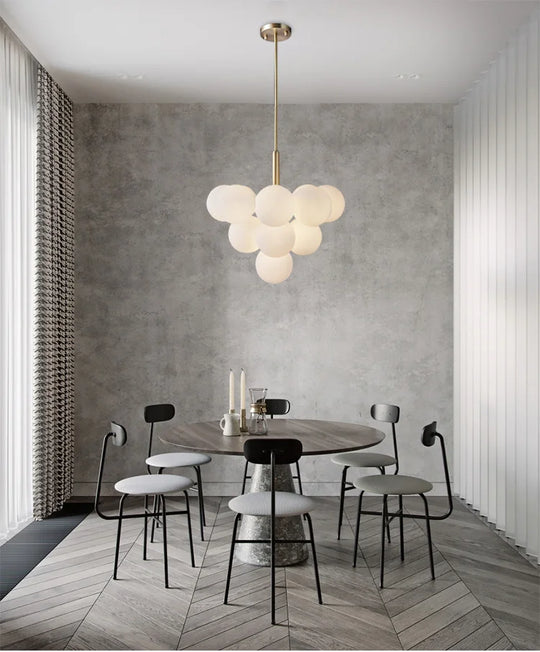 Modern Glass Chandelier Lighting for Living Room