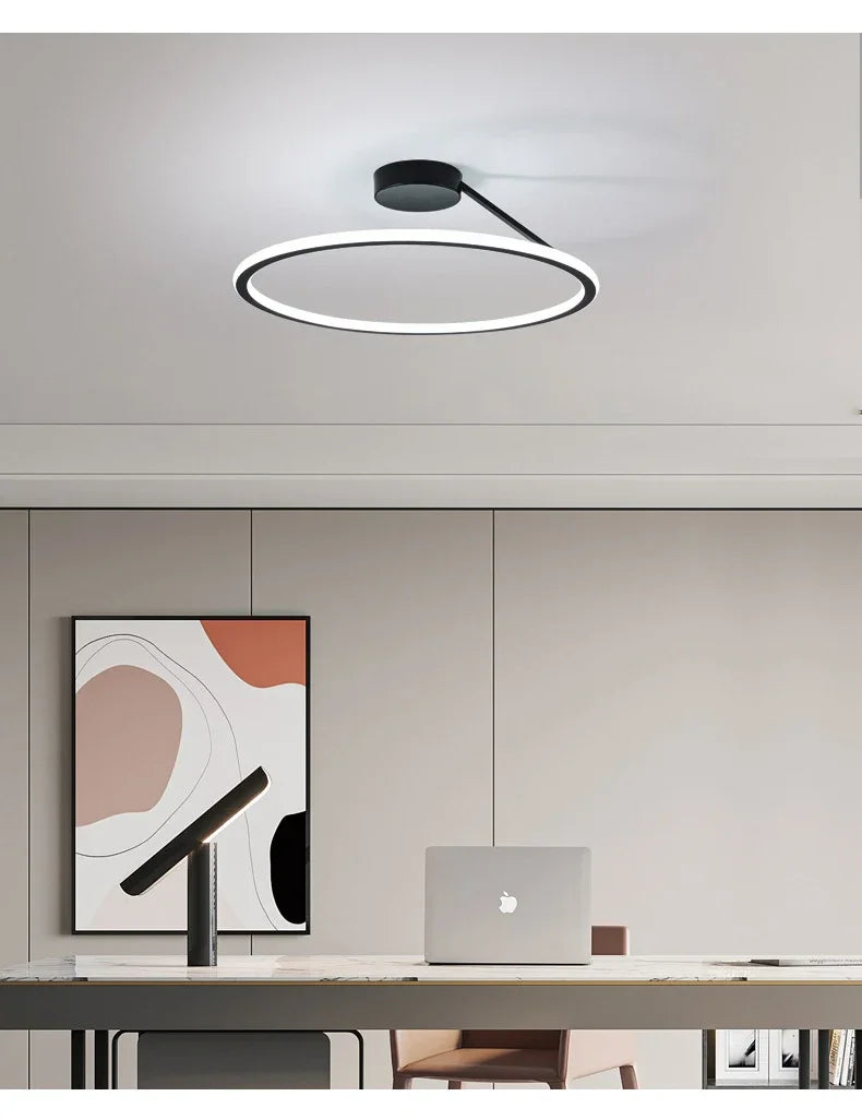 Modern Simple Circle Led Chandelier for Home