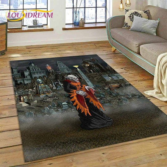 HD Heroes of Might and Magic Retro Games Rug Carpet for Living Room Bedroom Decor,Floor Mat Non-slip Decoration for Sofa Doormat
