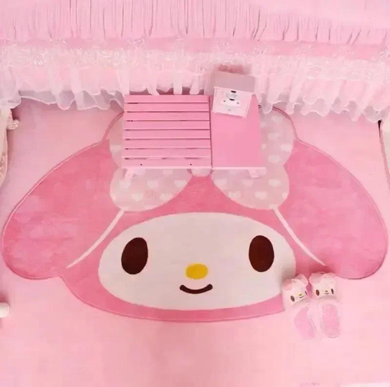 Kawaii Home Soft Fur Rugs Girls Bedroom Living Room