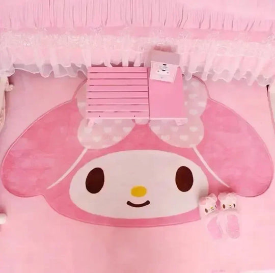 Kawaii Home Soft Fur Rugs Girls Bedroom Living Room