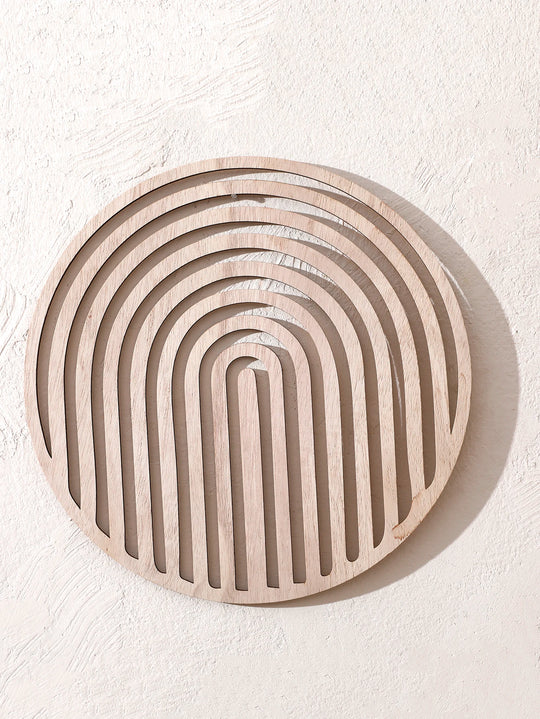 Natural Wooden Wall Hanging Wall Art Decor