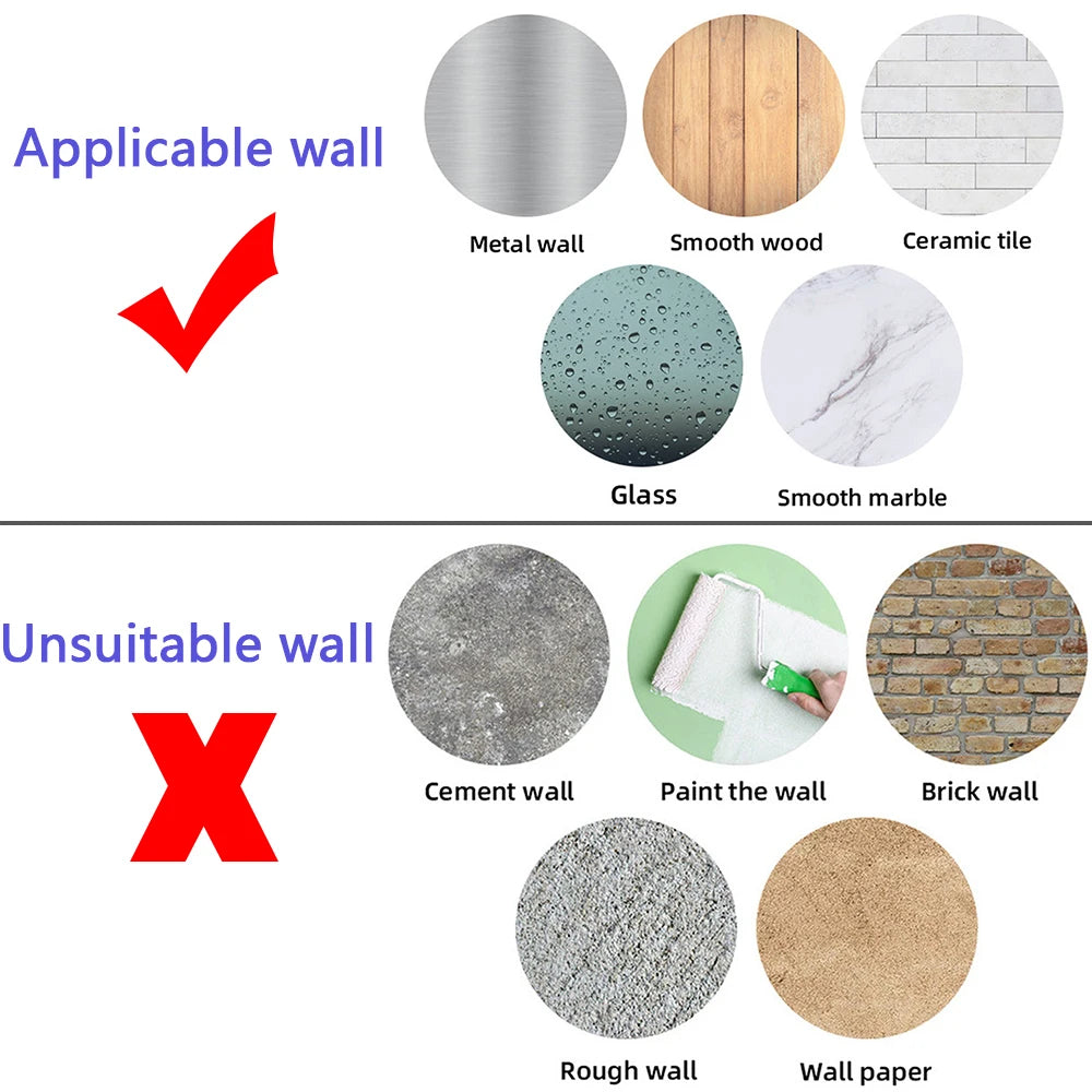 Kitchen Paper Towel Holder Adhesive Tissue Hanger Toilet Roll Paper Dispenser