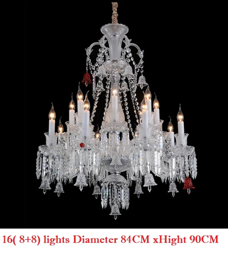 Living Room Chandelier Large Hotel Wedding Luxury Crystal Ceiling