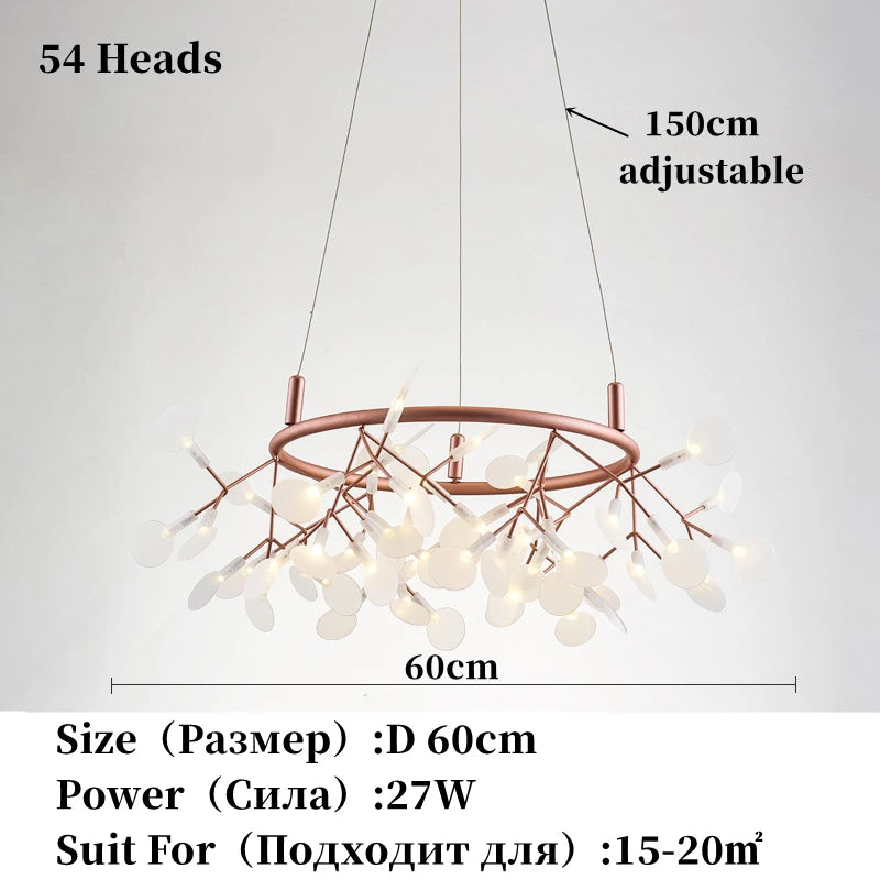Nordic Chandelier Modern Luxury Living Room