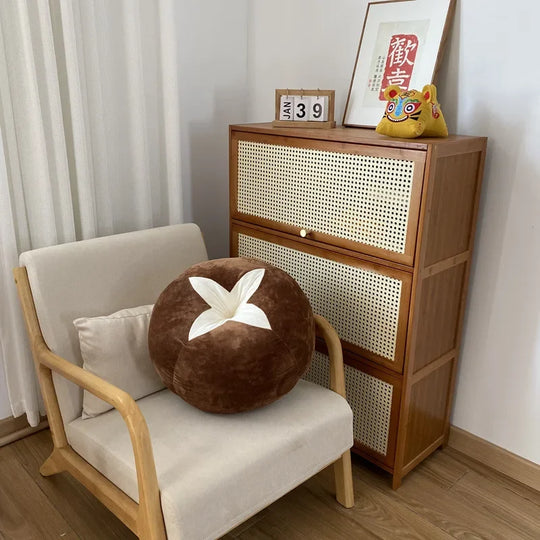 Thickened Cushion with Tomato-Shaped Pillow Vegetable