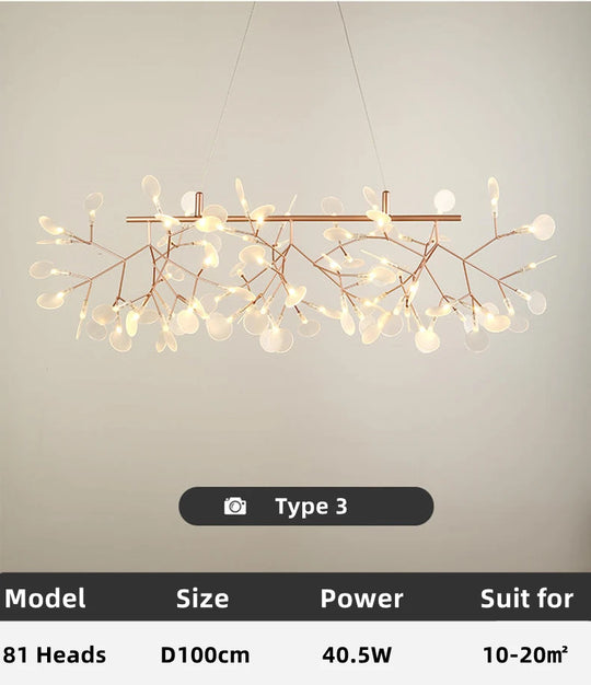 Nordic Chandelier Modern Luxury Living Room