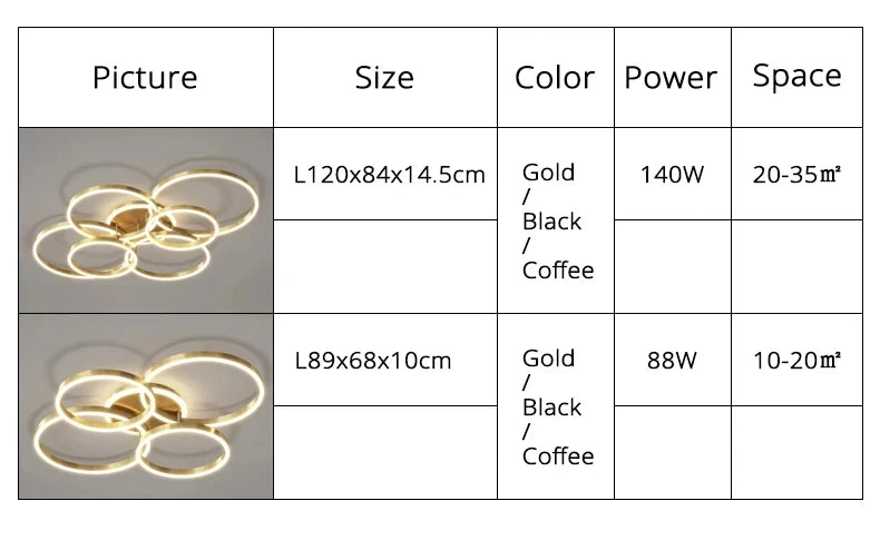 LED Indoor Ceiling Chandelier For Living Room