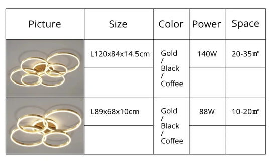 LED Indoor Ceiling Chandelier For Living Room