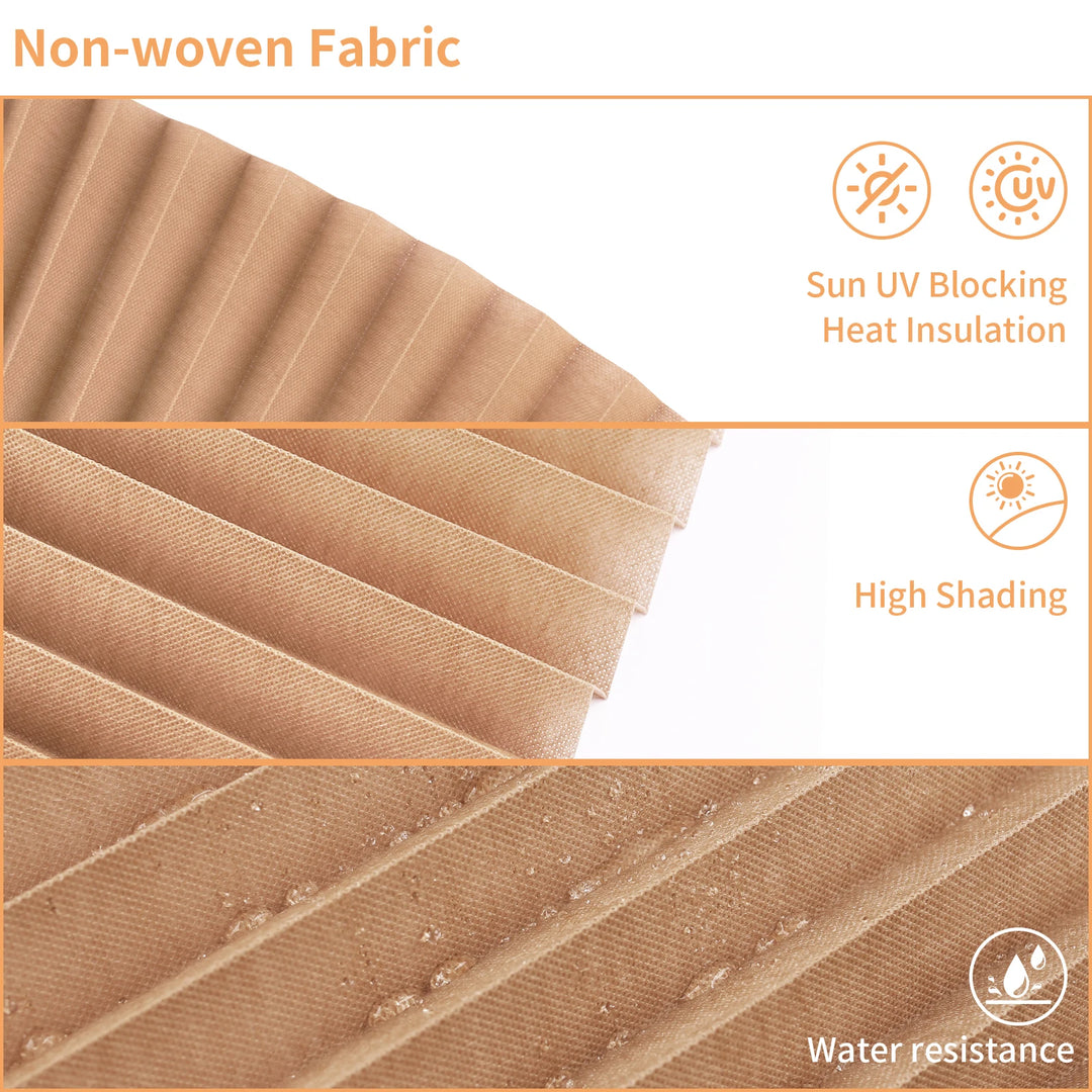 Large Size Self-adhesive Pleated Blinds Bathroom Balcony Shade Half /Full Blackout Window Curtains for Bedroom Living Room