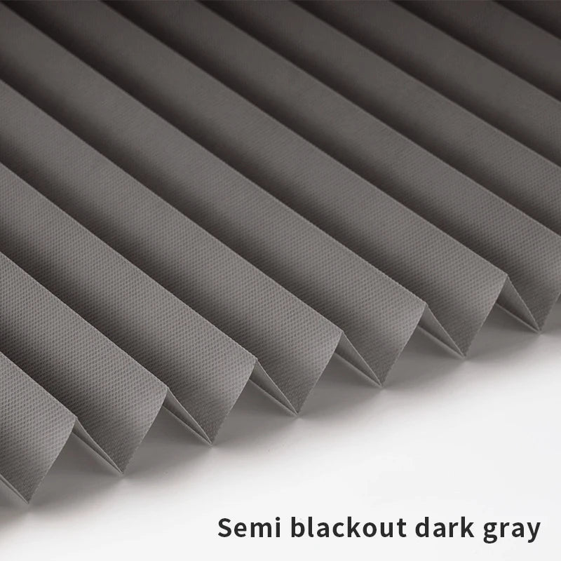 Self-adhesive Bathroom Shower Curtain Pleated Roller Blinds