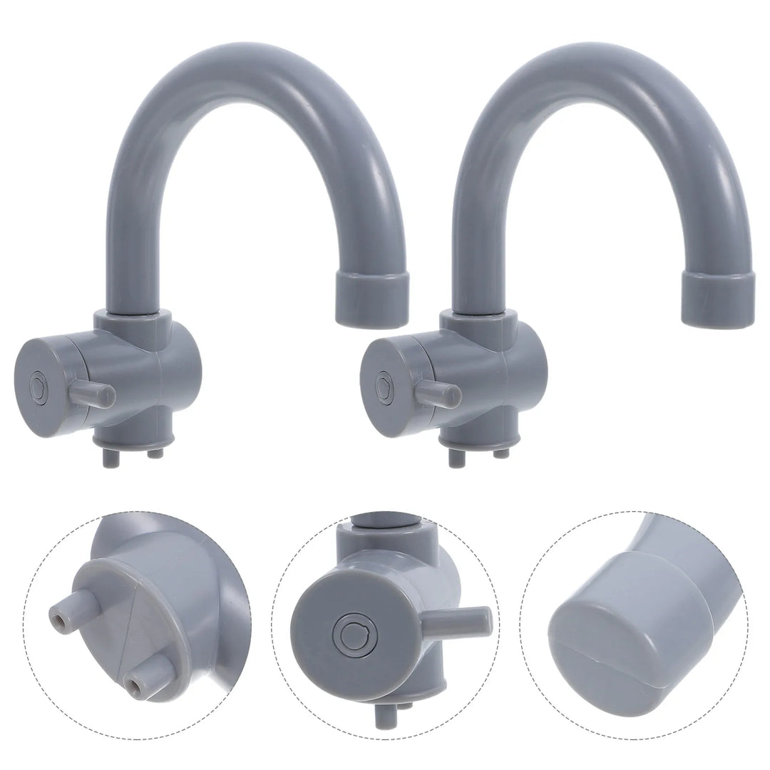2Pcs Fun Game Faucet Kitchen Sink Toy Accessories