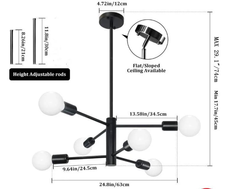 Household Living Room Chandelier Light