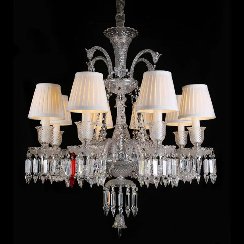 Living Room Chandelier Large Hotel Wedding Luxury Crystal Ceiling