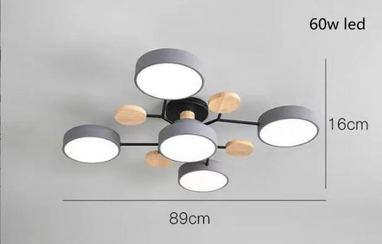 Modern Living Room Ceiling Chandelier Light Three Colors