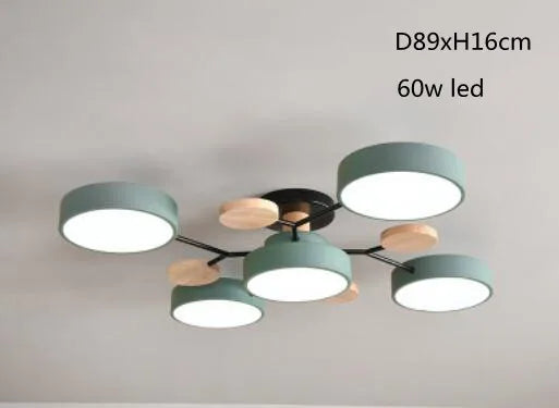 Modern Living Room Ceiling Chandelier Light Three Colors