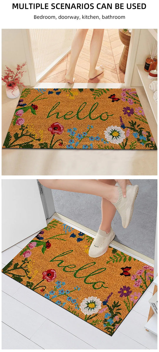 Durable Welcome Doormat Outdoor Entrance Mat