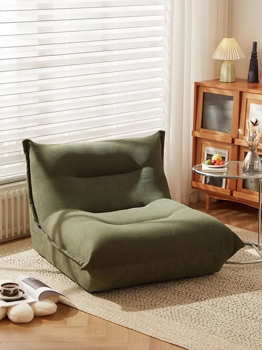 MOMO Lazy Sofa Can Lie Down And Sleep Small Room Balcony Leisure Lounger Internet Celebrity Dumplings Bedroom Single Small Sofa