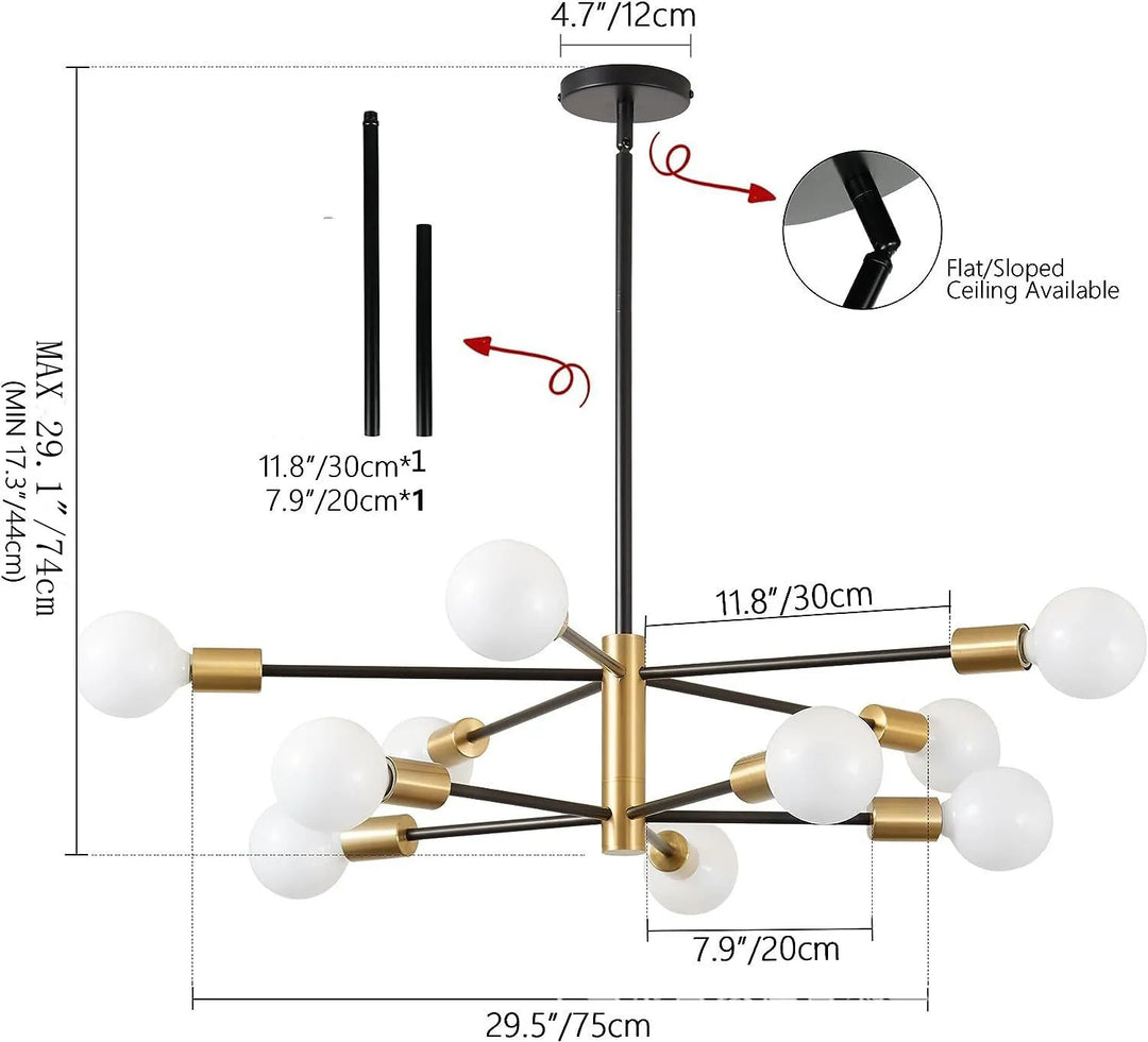 Household Living Room Chandelier Light