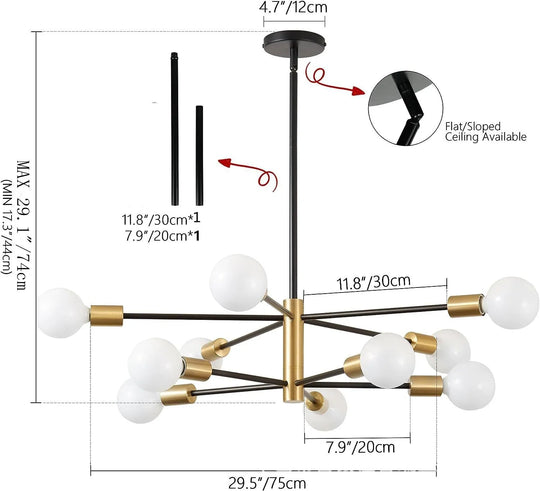 Household Living Room Chandelier Light