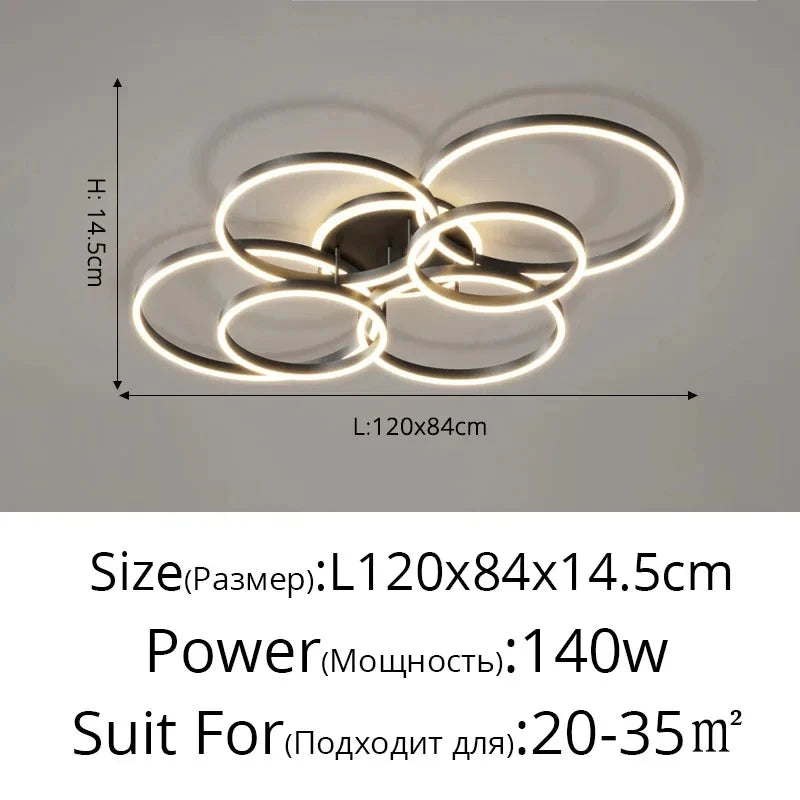 LED Indoor Ceiling Chandelier For Living Room