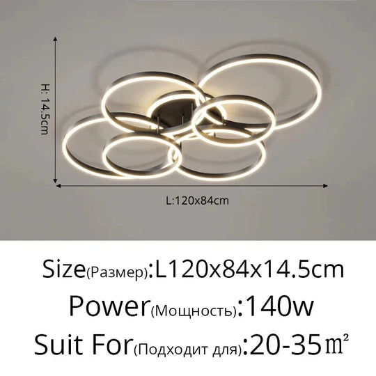 LED Indoor Ceiling Chandelier For Living Room