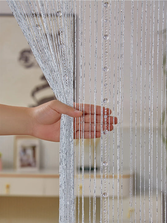 String curtain 1X2 M Tassel fringe door Curtain for white salon and sheer wedding decoration