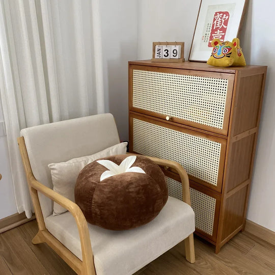 Thickened Cushion with Tomato-Shaped Pillow Vegetable