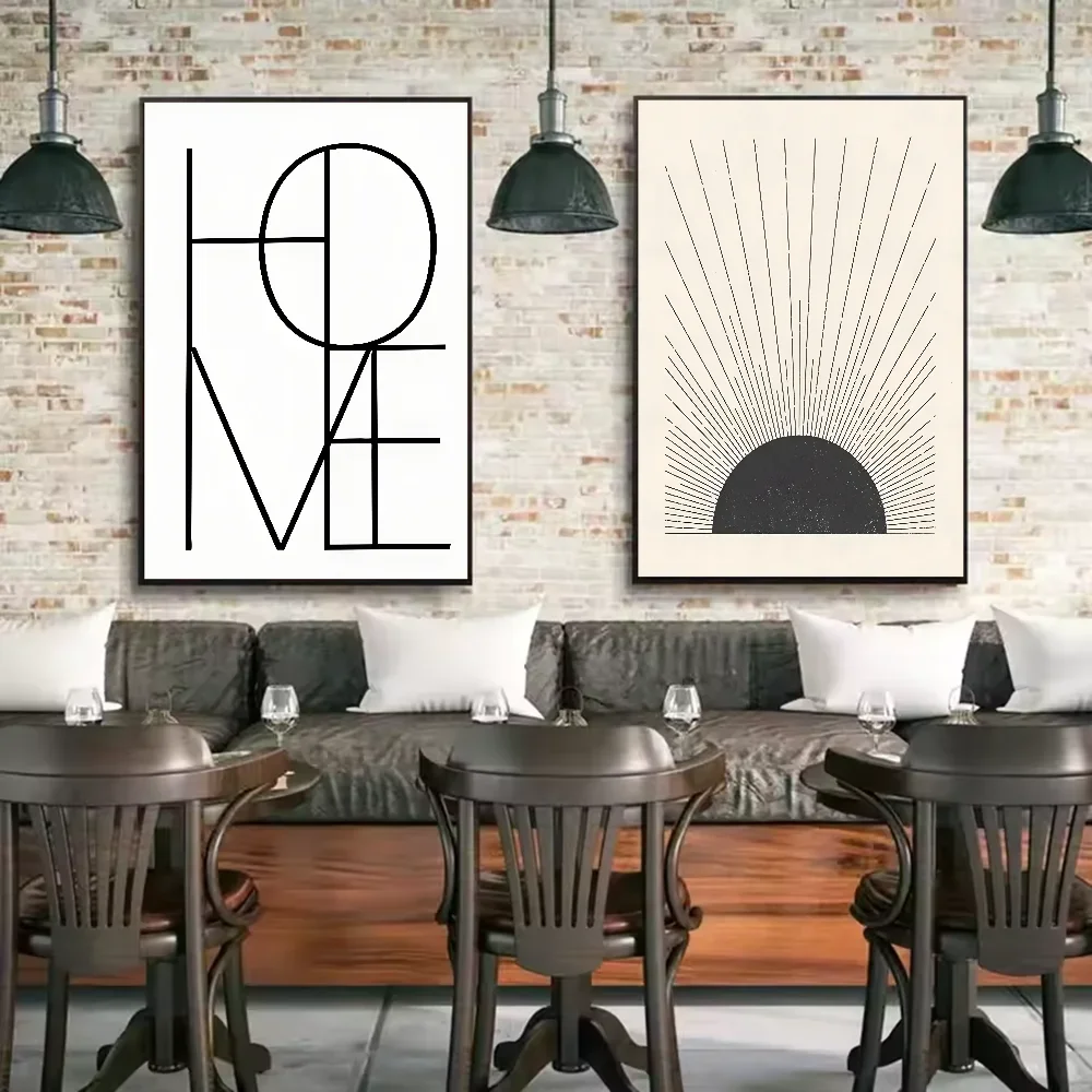 Abstract Bohemian Wall Art Poster Aesthetic Canvas Painting Posters