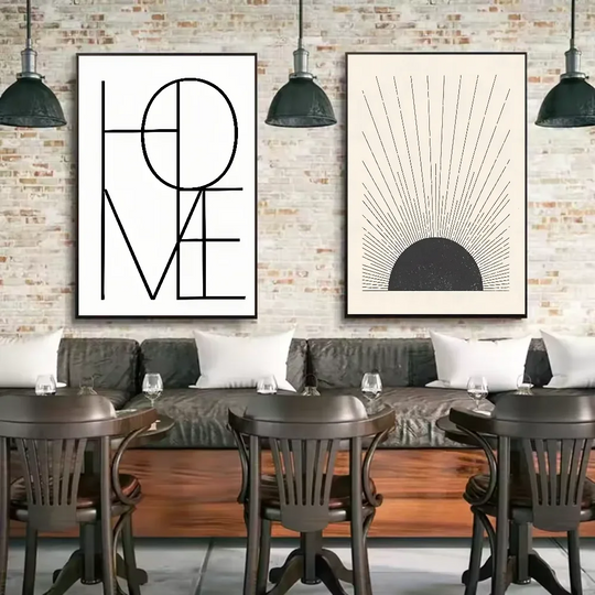 Abstract Bohemian Wall Art Poster Aesthetic Canvas Painting Posters