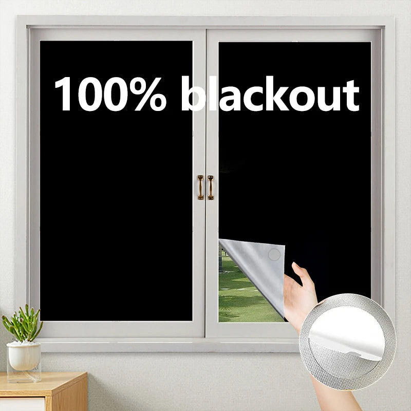 100% Blackout Curtain Darkest House Blackout Window Privacy