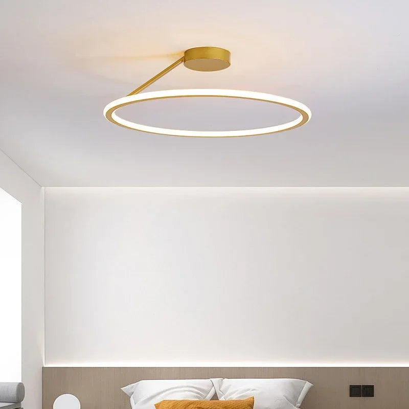 Modern Simple Circle Led Chandelier for Home