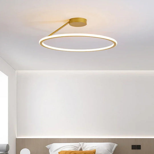 Modern Simple Circle Led Chandelier for Home