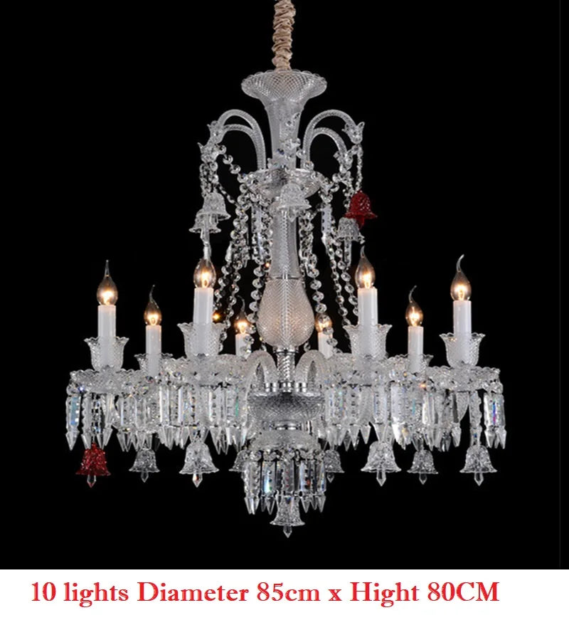 Living Room Chandelier Large Hotel Wedding Luxury Crystal Ceiling