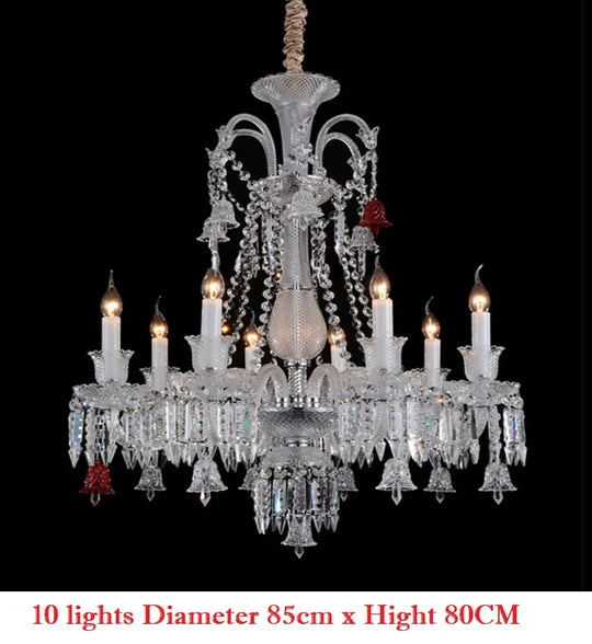 Living Room Chandelier Large Hotel Wedding Luxury Crystal Ceiling