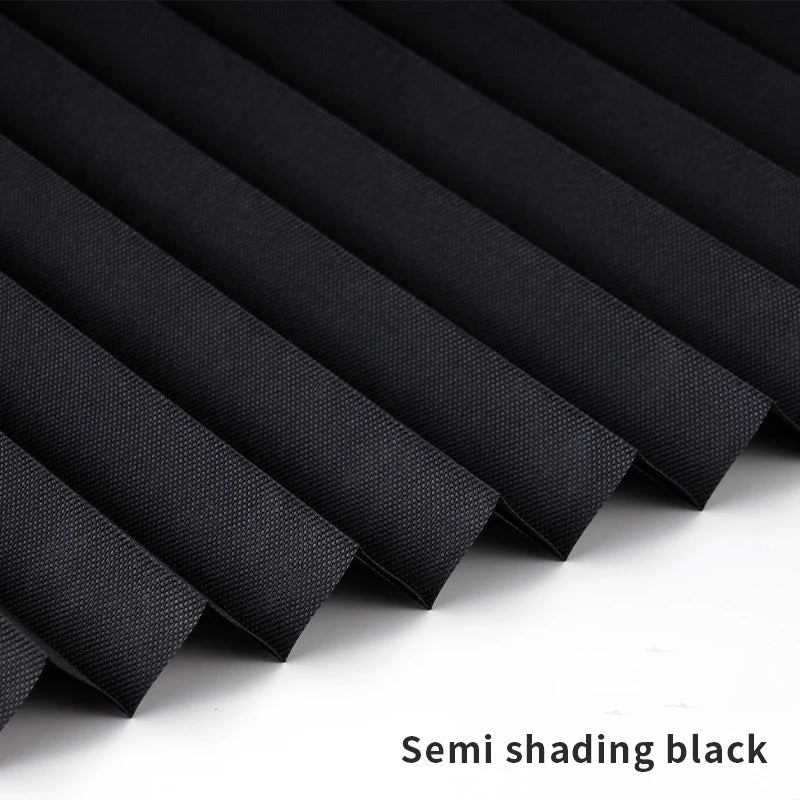 Self-adhesive Bathroom Shower Curtain Pleated Roller Blinds