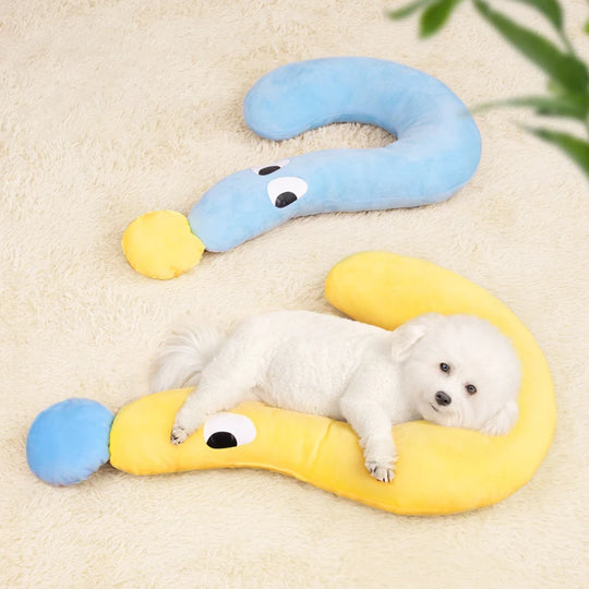 Winter Pet Little Pillow U-Shaped Neck Protector Deep Sleep for Puppy Kitten Pillow Dogs Cats Headrest Sleep Pillow Pet Supplies