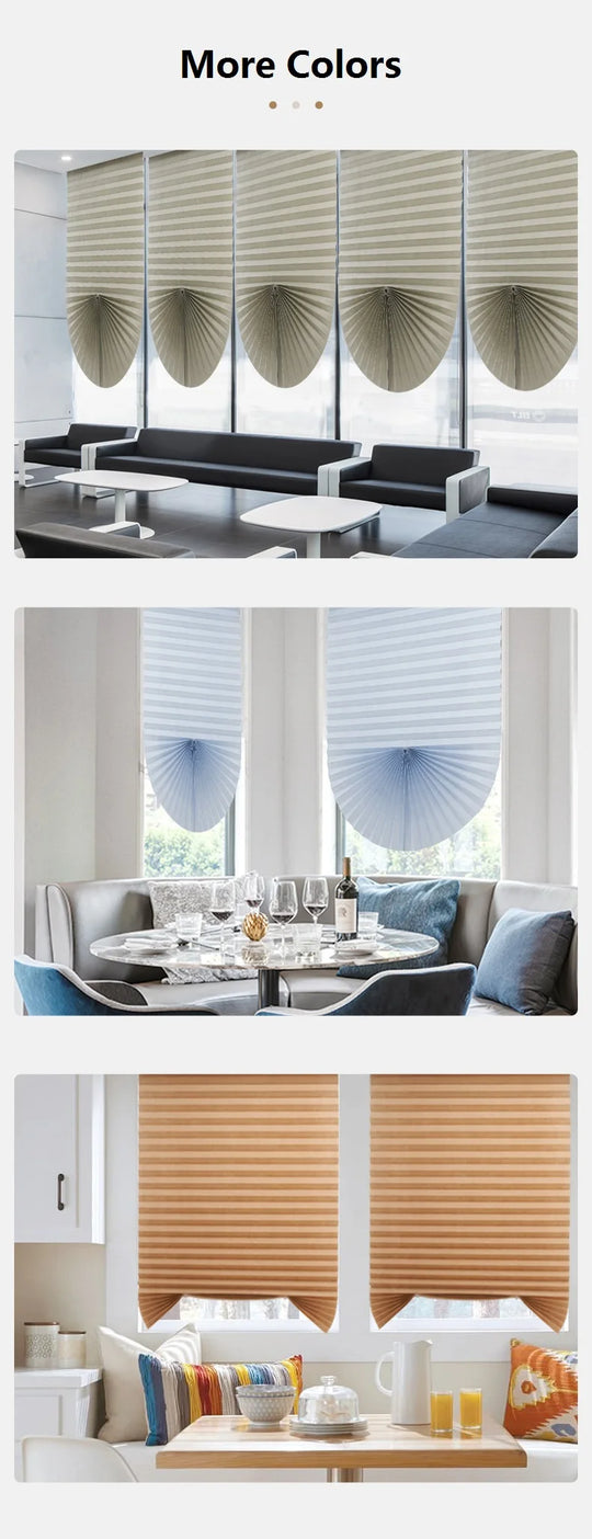 Blind for Window Self Adhesive Pleated Blinds Cordless