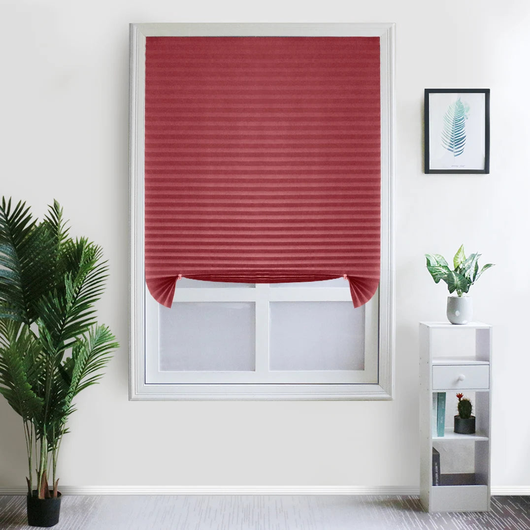 Blind for Window Self Adhesive Pleated Blinds Cordless