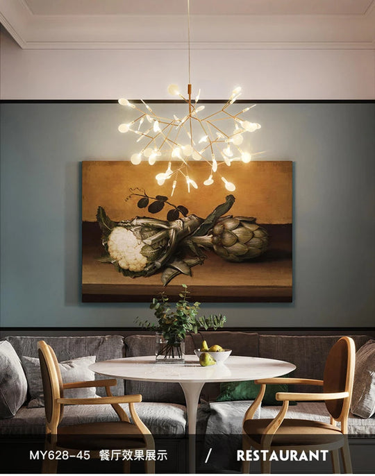 Nordic Chandelier Modern Luxury Living Room